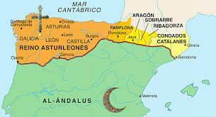 795 Surgimiento de los reinos de Asturias y Pamplona y de los condados de Aragón, Sobrarbe, Ribagorza y Barcelona.