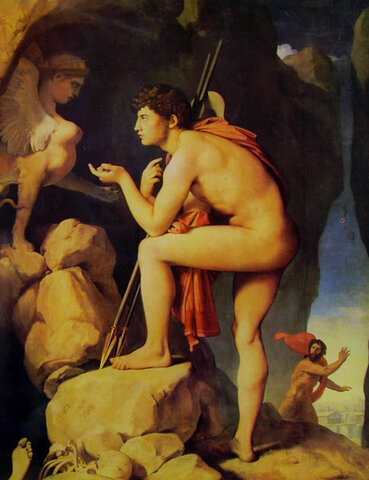 Edipo e la Sfinge- Ingres