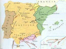 1479 Unión de Castilla y Aragón bajo los Reyes Católicos.
