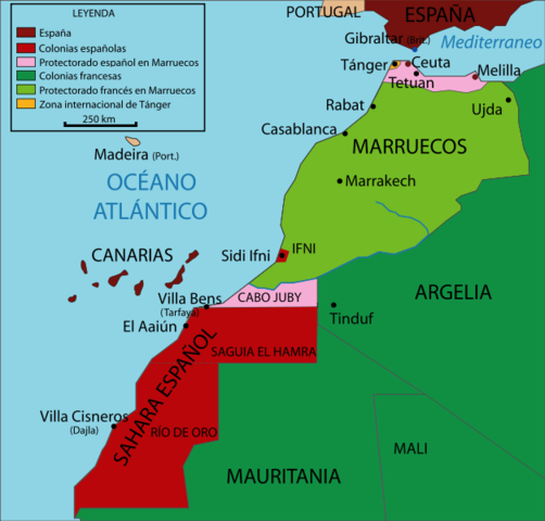 Tratado de Madrid y entrega del Sahara español a Marruecos y Mauritania