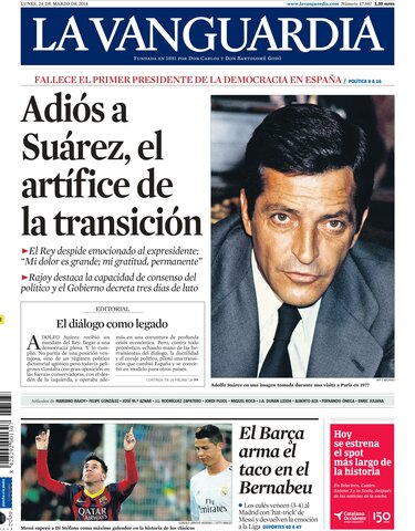 Muerte de Adolfo Suárez