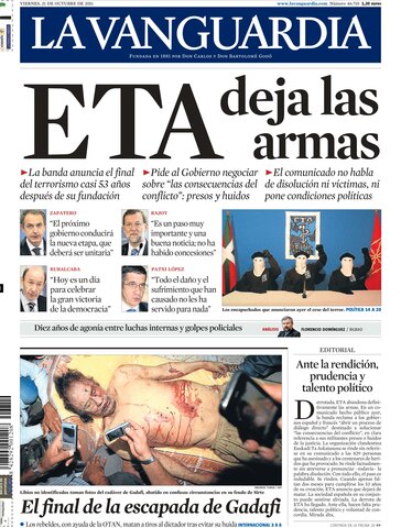 Cierre definitivo de ETA