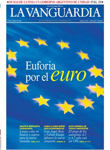 Comienza a utilizarse el Euro en lugar de la Peseta