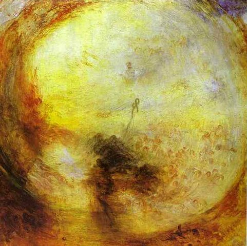 Luce e  colore-il mattino dopo il diluvio-Turner
