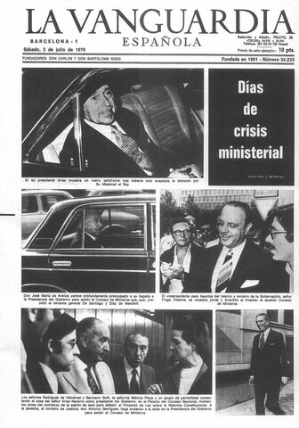 Adolfo Suárez se proclama presidente de Gobierno