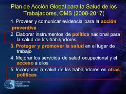 Plan Global de Acción sobre Salud de los  Trabajadores 2008-2017