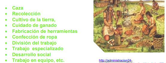 Administración prehistórica