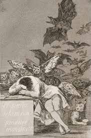 Il sonno/sogno della ragione genera mostri-Goya