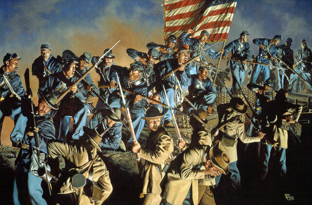 54th Massachusetts Fight at Fort Wagner
