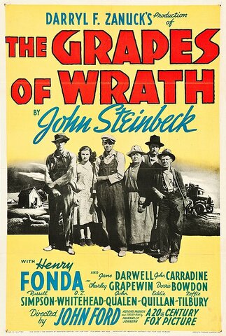The Grapes of Wrath (Las Uvas de la ira) por John Ford.