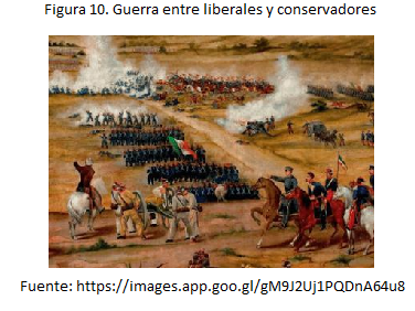 Guerra entre liberales y conservadores