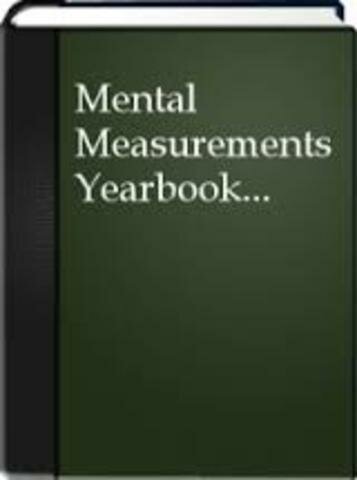 measurement yearbook De Buros