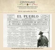 Revisión del Plan de Guadalupe: Adelanta la necesidad de reformas a la Constitución de 1857. Anuncia la convocatoria a elecciones para un congreso Constituyente.