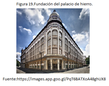 Afrancesamiento de la cultura. Fundación del Palacio de Hierro.