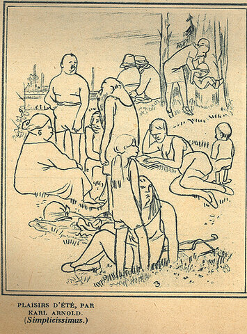 Caricaturas de Karl Arnold