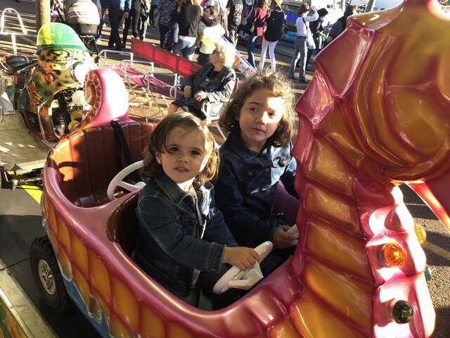 La primeras ferias con mi prima