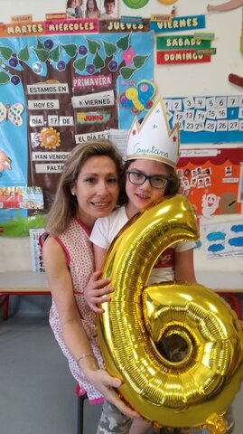 Mi 6º cumple en clase