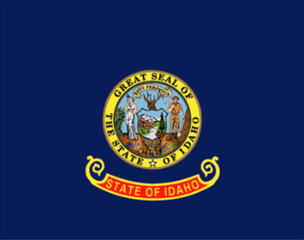When Idaho became a State.
