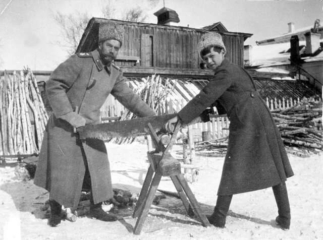 Llegada del Zar y su familia a Tobolsk