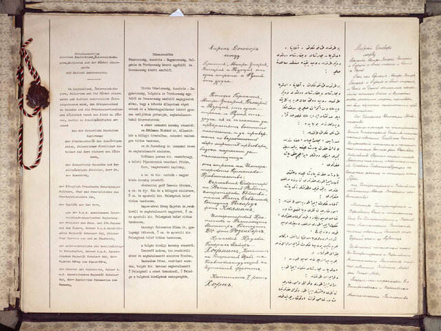 Firma del Tratado de Brest-Livosk.