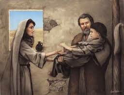 Elisha gives the Shunamite women a son