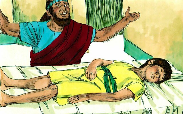 Elisha heals the boy