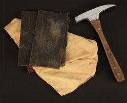 Andy received a new rock hammer