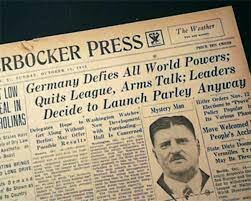 Germany leaves league of nations