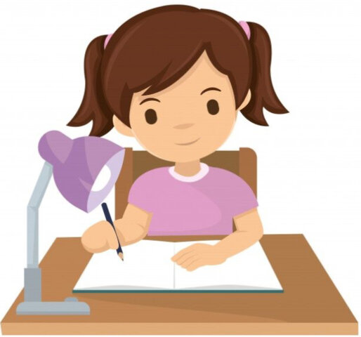 Je fais mes devoirs à 17:30.