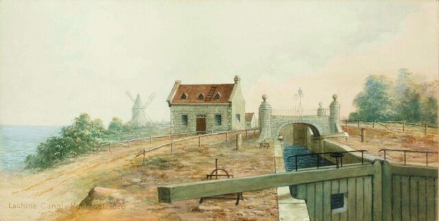 Inauguration du canal de Lachine