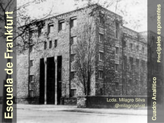 Escuela de Fráncfort