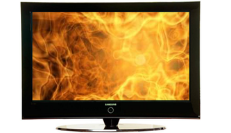 Primera pantalla plana de plasma.