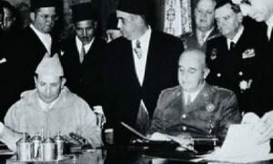 Reconocimiento de la independencia del Protectorado de Marruecos.