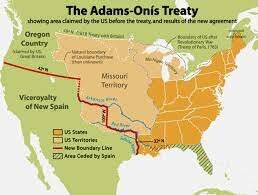 Estados Unidos pretende ratificar el tratado Trascontinental o Adams-Onis
