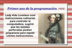 Primer uso de la programación (1832)