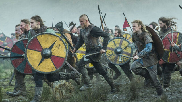 Pilhagem do mosteiro de Lindisfarne ( Inglaterra)