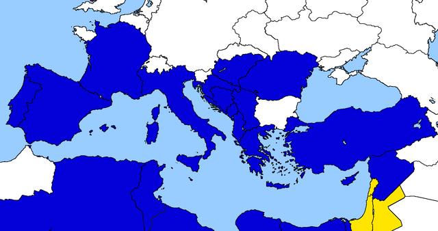 Entrata del Libano, della Giordania e della Federazione Israelo-Palestinese nella Unione Euro-Mediterranea.