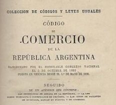 Sancion del Codigo de Comercio
