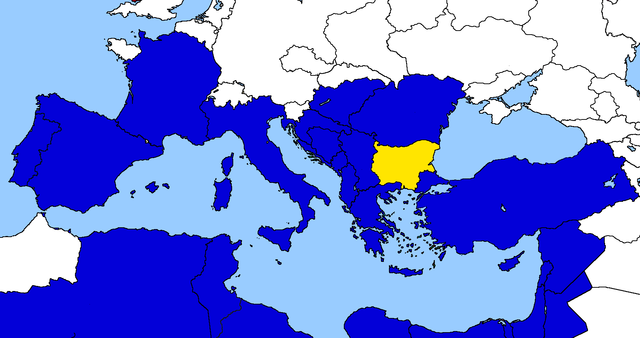Entrata della Bulgaria nell'Unione Euro-Mediterranea.
