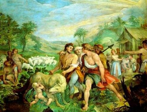 Rómulo y Remo fundan Roma