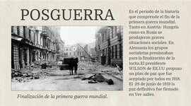 Timeline: Posguerra primera guerra mundial