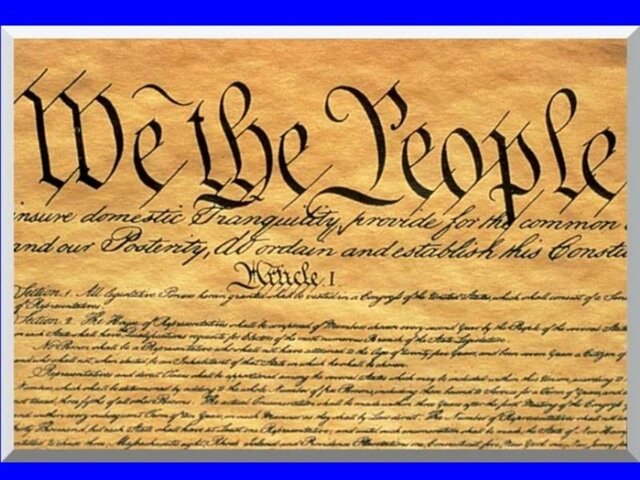 The First Constitution is Written