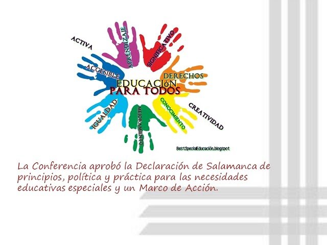 1994, La Declaración de Salamanca