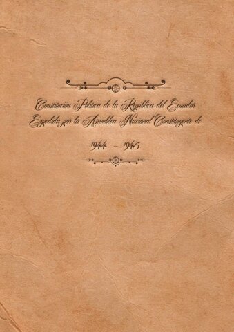 Constitución de 1945