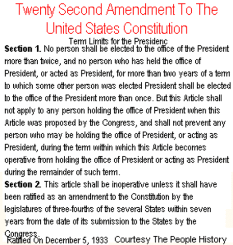 22nd Amendment