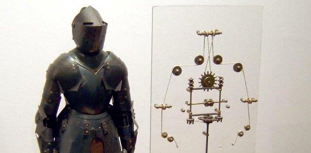 Bocetos del caballero mecanico