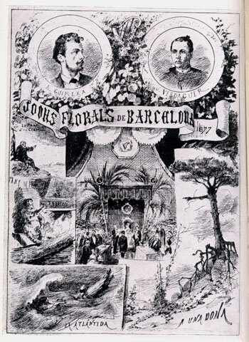 Premis Jocs Florals: Jacint Verdaguer i Àngel Guimerà