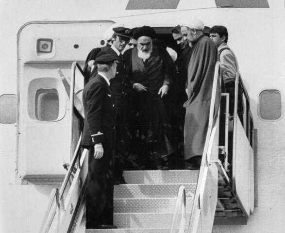 Ayatollah Khomeini returns