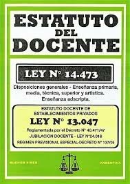 Ley 13.047: Sanción del Estatuto del Docente Privado.