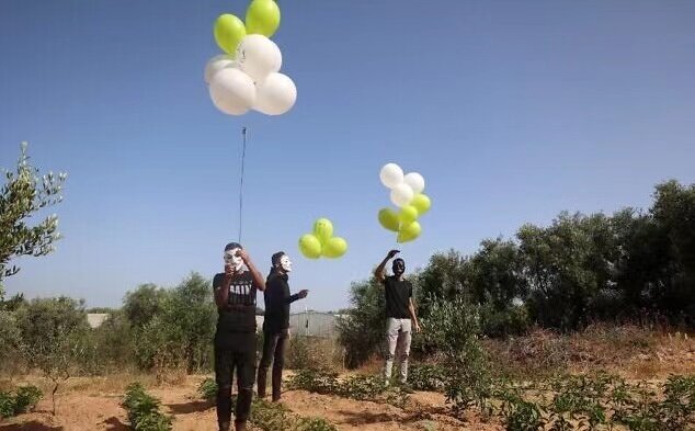 巴勒斯坦人连续3天向以色列发射燃烧气球，未造成人员伤亡